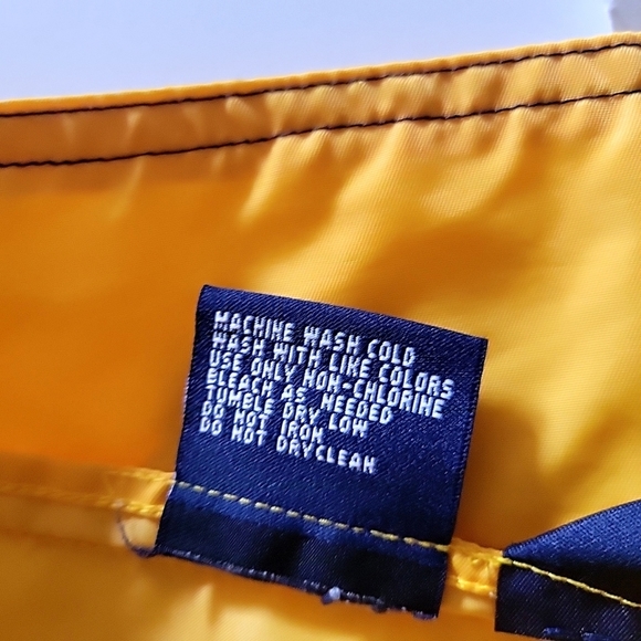 Vintage Polo Sport Ralph Lauren Men's Yellow Nylon Board Shorts Size 38 - Picture 5 of 10